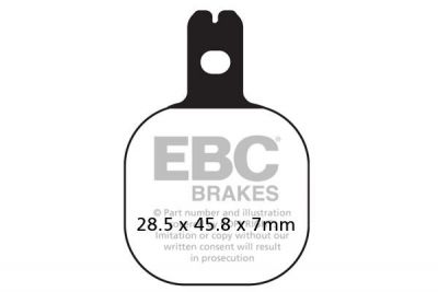 17200271 - EBC BRAKE PAD FA SER ORGANIC