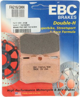 17210139 - EBC BRAKE PAD SINTERED HH