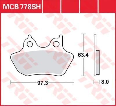 17211292 - TRW Lucas BRAKE PAD 44082-00C