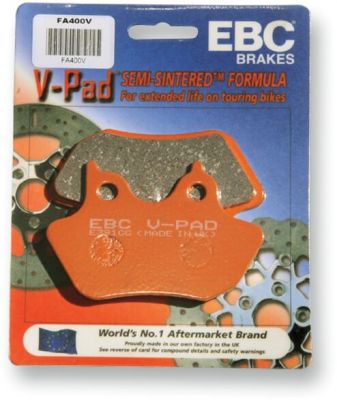 17211416 - EBC BRAKE PAD VEE SEMISNTRD