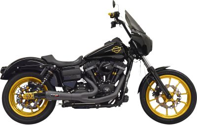 18002500 - BASSANI XHAUST EXHAUST 2:1 RIPPER BLK FX