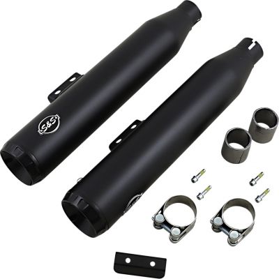 18011476 - S&S MUFFLER BLK GN 50S M8 ST