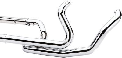 18020355 - COBRA HEADPIPES POWERPORT DUAL W/DUAL BUNGS CHROME