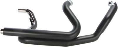 18020359 - COBRA HEADPIPES POWERPORT DUAL W/DUAL BUNGS BLACK