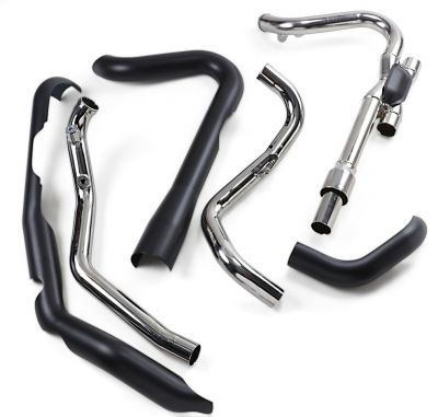 18020386 - COBRA HEADPIPES POWERPORT RAVEN BLACK