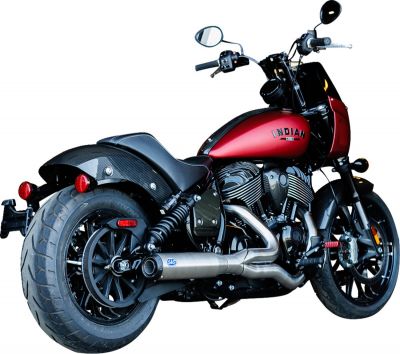 18103210 - S&S Exhaust Qualifier 2:1 Stainless 49 State Indian Chief