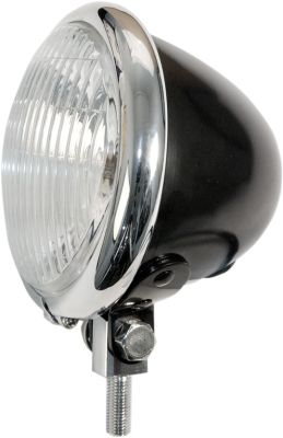 20011450 - EMGO S/LAMP SHELL 4.5 BLK/CHR