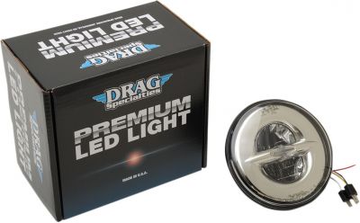 20011542 - DRAG SPECIALTIES HEADLIGHT 7" LED REFL ECE