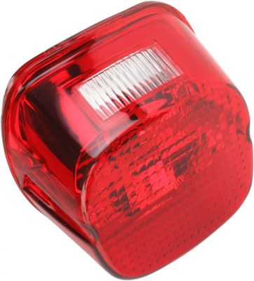 20100782 - DRAG SPECIALTIES LENS T/L RED TOP TAG03-22