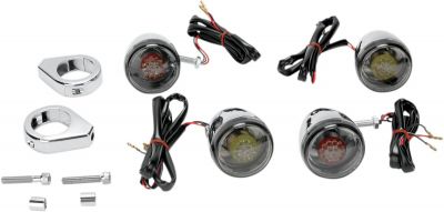 20200275 - DRAG SPECIALTIES TURN SIGNAL KIT RED-SMK