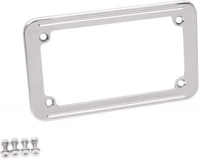 20300214 - DRAG SPECIALTIES FRAME LIC. 4X7" CHR