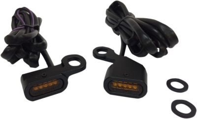 20402134 - DRAG SPECIALTIES LIGHTS TRNSIG BLK AMBR 96-