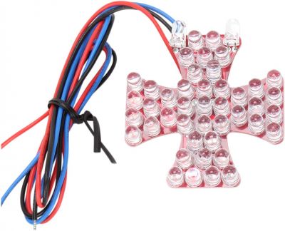 20600090 - DRAG SPECIALTIES BOARD LED MALTESE RED