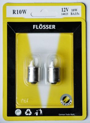 20600375 - FLOSSER BULB R10W 12V BA15S 10PK