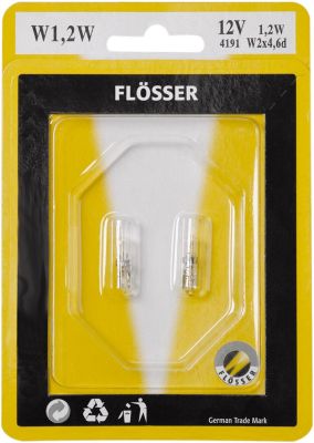 20600411 - FLOSSER BULB 12V 2 3W W2X4 6D 10PK