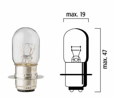 20600616 - FLOSSER BULB 12V 25/25W P15d-25-1 10PK