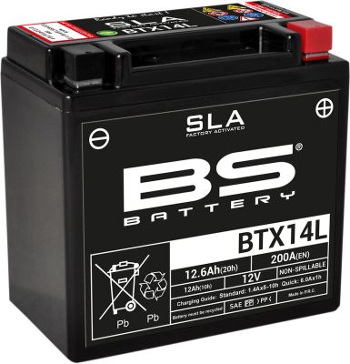 21130634 - BS BATTERY BATTERY BS BTX14L SLA