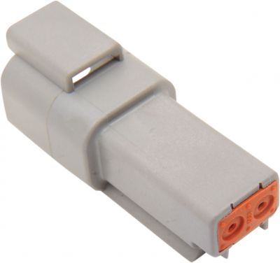 21200039 - NAMZ RECEPTACLE DEUTSCH DT-SERIES 2-PIN GREY