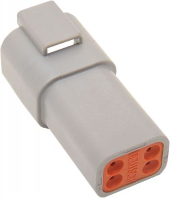 21200043 - NAMZ RECEPTACLE DEUTSCH DT-SERIES 4-PIN GREY