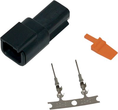 21200390 - NAMZ RECEPTACLE DEUTSCH DTM 2-PIN CONNECTOR KIT BLACK