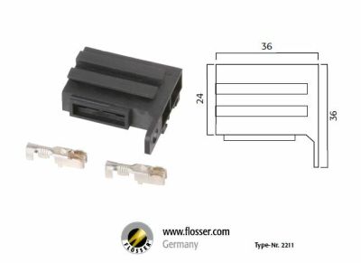 21300153 - FLOSSER FUSEHOLDER STANDRD W/ CRIMP