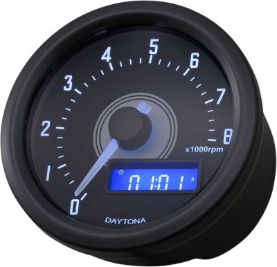 22110195 - DAYTONA VELONA60 TACHOMETER 8000RPM BK