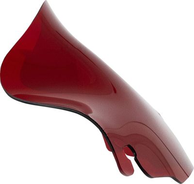 23100817 - KLOCK WERKS WINDSHIELD FLARE FLH 6.5 RED