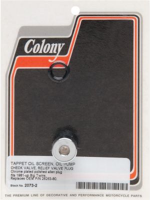 24010107 - COLONY PLUG OIL PUMP 81-99 BT