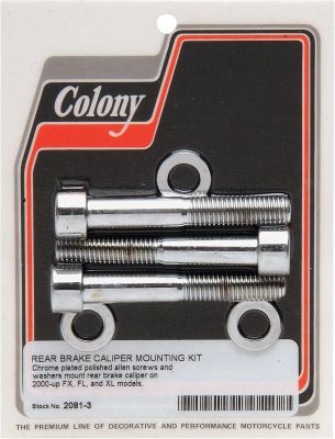 24010124 - COLONY BOLT KIT RR CALIPER00-07