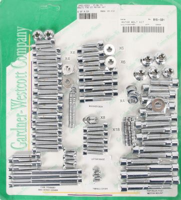 24010281 - GARDNER-WESTCOTT BOLTS MOTOR SET FXD 07-17