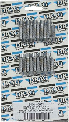 24010971 - DRAG SPECIALTIES BOLT KIT M8RKRCOV S AL CH