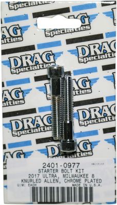 24010977 - DRAG SPECIALTIES BOLT KIT M8STARTR K AL CH