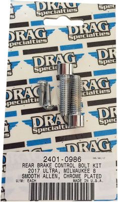 24010986 - DRAG SPECIALTIES BOLT KIT M8RBRAKE S AL CH