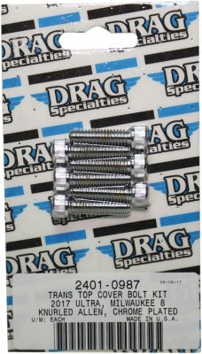 24010987 - DRAG SPECIALTIES BOLT KIT M8TRANTP K AL CH