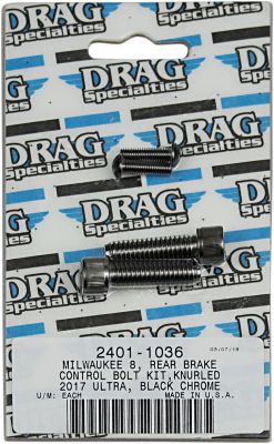 24011036 - DRAG SPECIALTIES BOLT KIT M8 R BRK B/C K