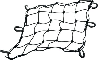 35500166 - DRAG SPECIALTIES CARGO NET BLACK 38cm x 38cm