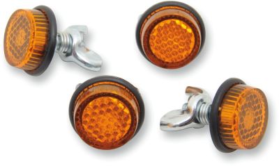 CH4A - CHRIS PRODUCTS MINI REFLECTORS 4-AMBER