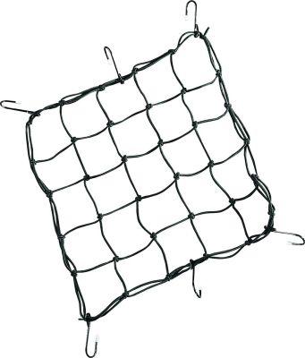 DS110211 - DRAG SPECIALTIES 15X15 CARGO NET-BLK 6 H