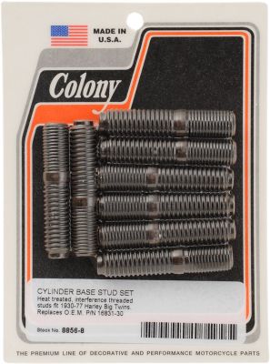 DS189956 - COLONY CYL STUDS SET 30-77 BT