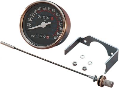 DS243864 - DRAG SPECIALTIES 2:1 73-84FX SPEEDO 150MPH