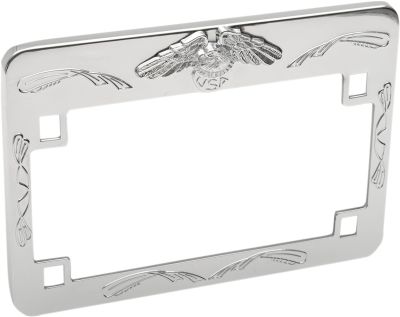 DS270225 - EMGO EAGLE LIC FRAME CHROME