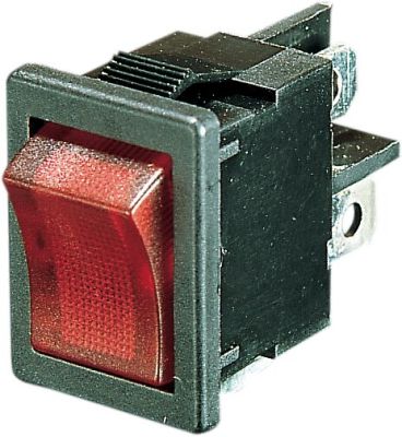 DS272147 - DRAG SPECIALTIES ROCKER SWITCH ON/OFF RED