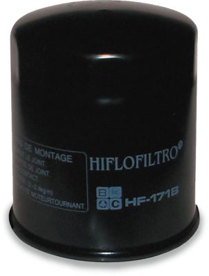 HF171B - HIFLOFILTRO OIL FILTER BLK TWIN CAM