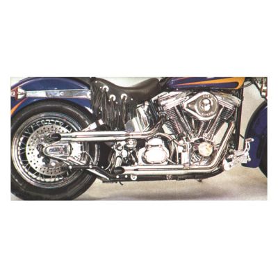 500049 - Paughco, Shotgun Shorty exhaust (38"). Chrome