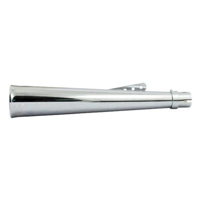 500581 - MCS Sei Megaphone universal muffler 21"  long chrome