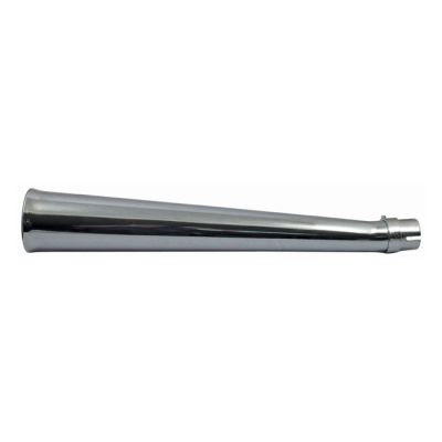 500584 - MCS Sei Megaphone upswept right universal muffler 24" chrome