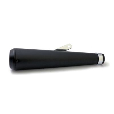 500739 - MCS Megaphone universal muffler 16.5" long black with TA tip
