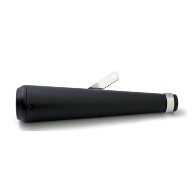 500741 - MCS Megaphone universal muffler 16.5" long black with TE tip