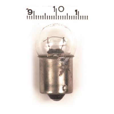 500775 - MCS Light bulb Bullet Light. 12-Volt 8W. Single filament. Clear