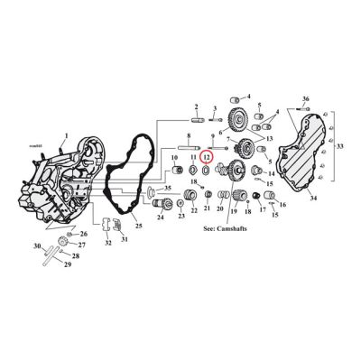 501895 - MCS Thrust washer camshaft. .070"